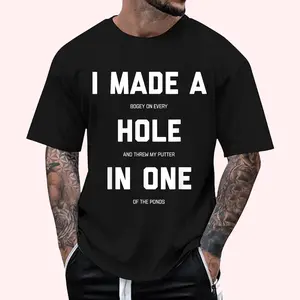 Funny Golf - Hole In One Golf Gag Gifts T-Shirt, Gift Tee, Funny Tee, Size S-3XL Shortsleeve Cotton