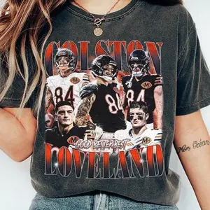 [Sale Up To 50%] + [Free Ship] Colston Loveland Bootleg Football Shirt, Vintage Colston Loveland shirt, Chicago Good Better Best, Colston Loveland Fan Gift