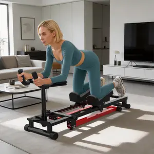 【KINMAC】3-in-1 Spine Twist Stretcher & Stair Stepper & Waist Trainer, Adjustable Back Stretcher Machine for Lower Back Exercise, Core Activation & Full-Body Workout