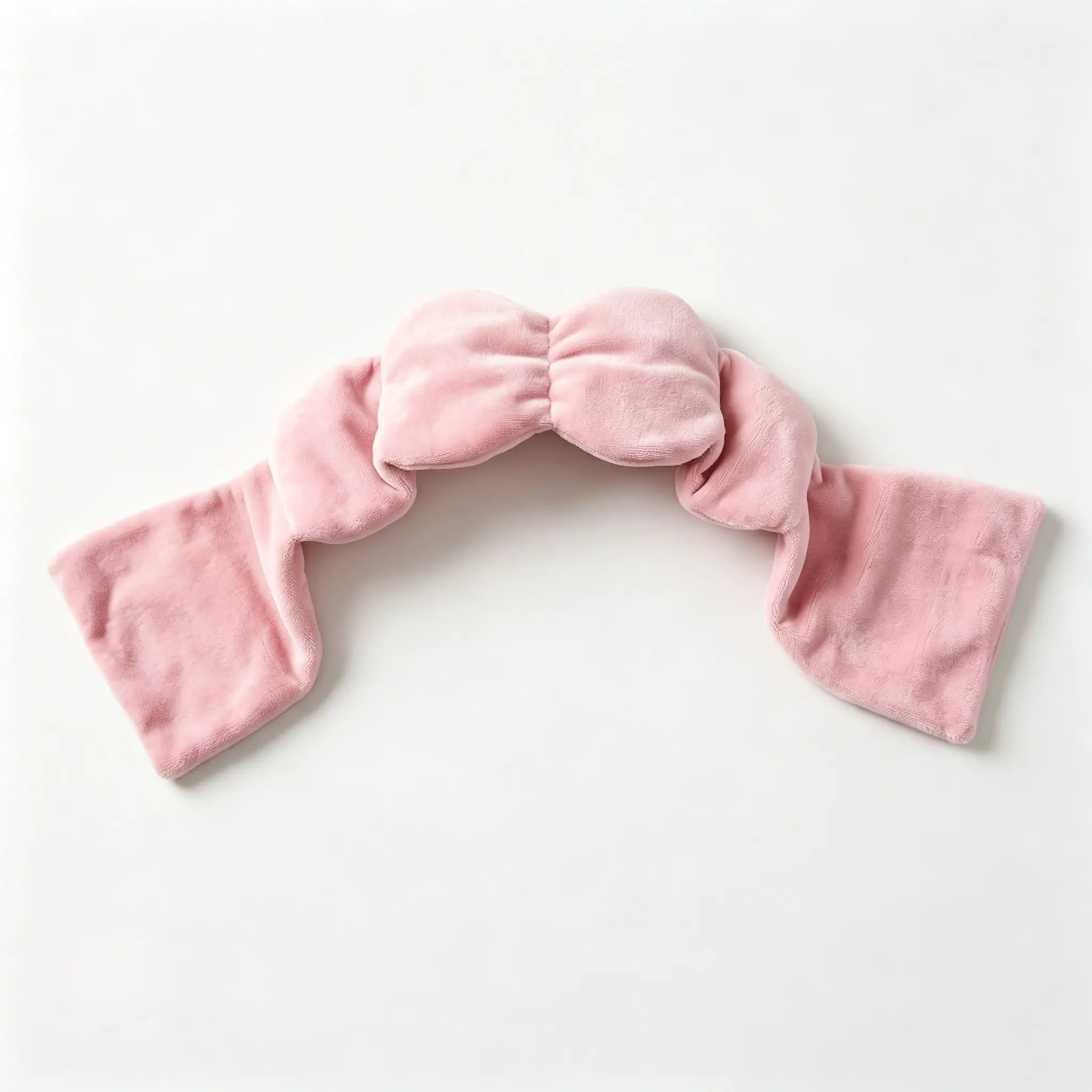 Gravity Weighted Sleep Eye Mask with Large Bow, Light Blocking Blindfold for Deep Sleep, Gentle Relaxation to Relieve Fatigue