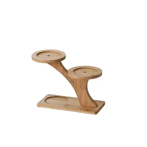 Bamboo Plant Stand, Multifunctional Plant Pot Holder, Plant Stand for Succulents and Potted Plants, Garden Supplies for Home, Office or Balcony Decoration