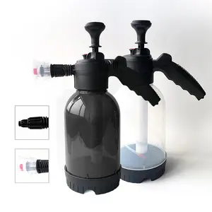 Manual Pump Foam Sprayer, 2L Capacity, Handheld Air-Powered Spray Gun, 3 Nozzles Snow Foam Sprayer, Car Wash Equipment & Window Cleaning Tool, Car Wash Accessories