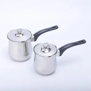 Stainless Steel Milk Jug, 1 Count Hand Made Coffee Pot, Latte Art Vat, Afternoon Tea Style Milk Cup, Coffee Utensil, Tea Pot