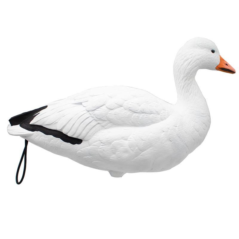 Final Approach Live Full Body Snow Goose Decoys, 12 Pack
