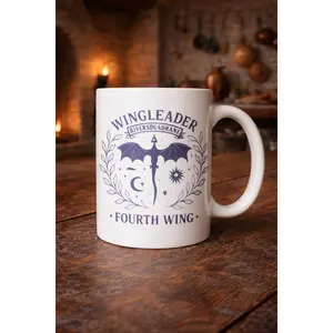 Basgiath War College Dragon Rider Mug | Fourth Wing Inspired Bookish Coffee Cup