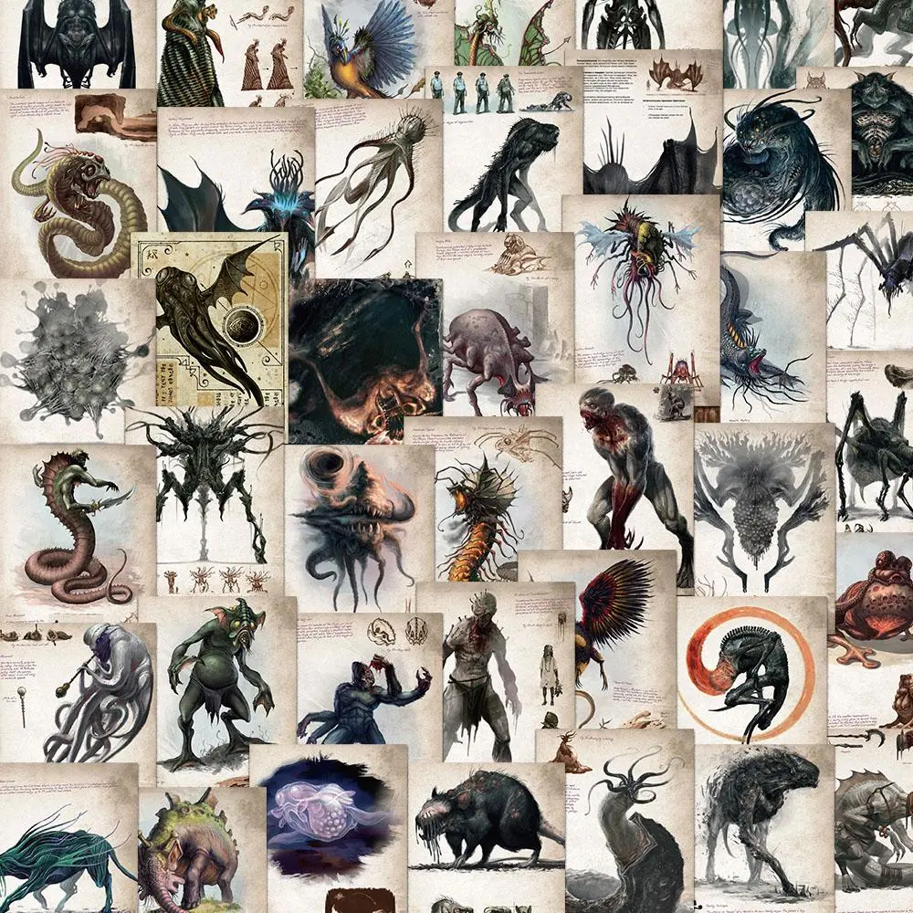 Myth Monster Pattern Sticker, Art Stickers, 50/1000pcs Waterproof Self ...