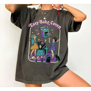 Easy Bake Coven Shirt Comfort Colors, 90s Horror Fan Shirt, Oversized Graphic Tshirt, Vintage Tshirts, Halloween Tshirt halloween shirt Casual Womenswear