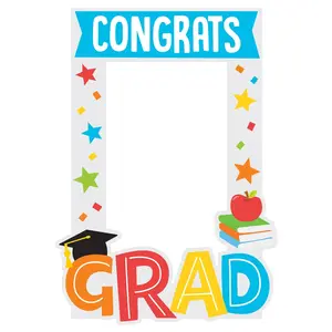 16" x 22 3/4" Elementary Congrats Grad Cardboard Photo Booth Frame