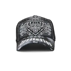 Affliction Ink Hat in Black Potassium Spray