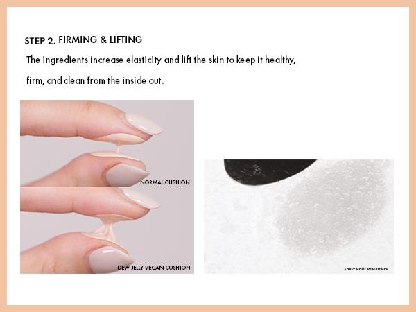 [AMUSE Seoul Official] DEW JELLY VEGAN CUSHION | 5 Shades Concealer Foundation Makeup Cosmetic