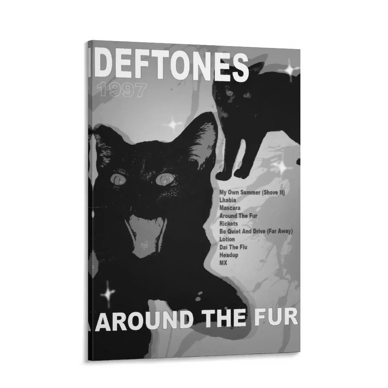 Rock Band Deftones Poster retro Canvas Art Room Aesthetic And Wall Picture Living Decor Gift（6）