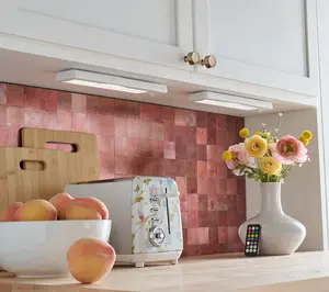 Brightliving S/2 12" Adjustable Angle Under Cabinet Lights