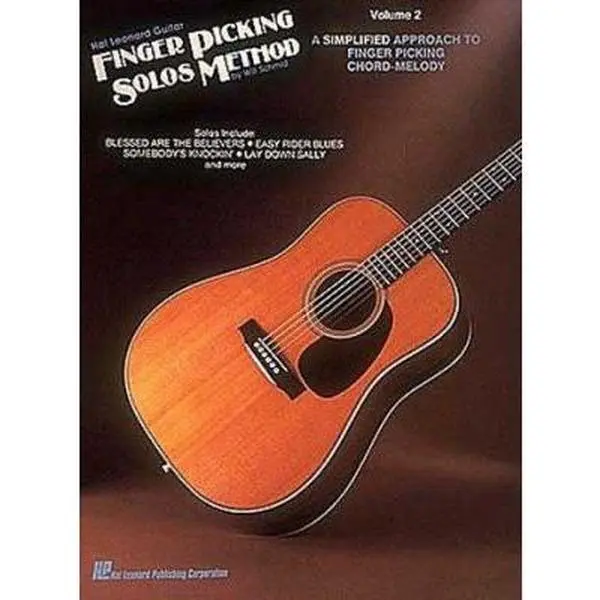 Used Hal Leonard Guitar Finger Picking Solos Tutorial: Volume 2 - Paperback by Will Schmid