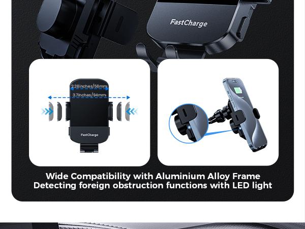 2-Pack Wireless Car Charger, CHGeek 15W Auto-Clamping Car Mount for Cellphone Charging, Mobile Phone Holder, Smartphone Mount, Tablet Mount, Adjustable Car Charger, Electronic Phone Stand, Perfect Christmas Gift. 2-Pack Wireless Car Charger, CHGeek 15W Auto-Clamping Car Mount for Cellphone Charging, Mobile Phone Holder, Smartphone Mount, Tablet Mount, Adjustable Car Charger, Electronic Phone Stand, Perfect Christmas Gift.