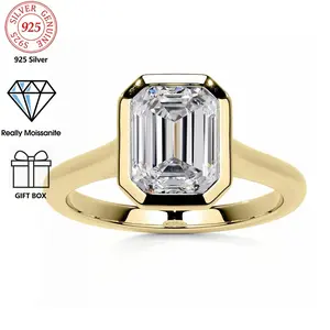 【#M226】 (Sylvia) 925 Sterling Silver Synthetic Moissanite rings