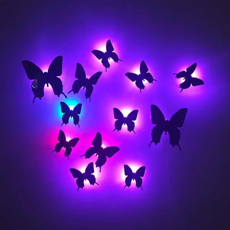 3D Butterfly  Light 12pcs