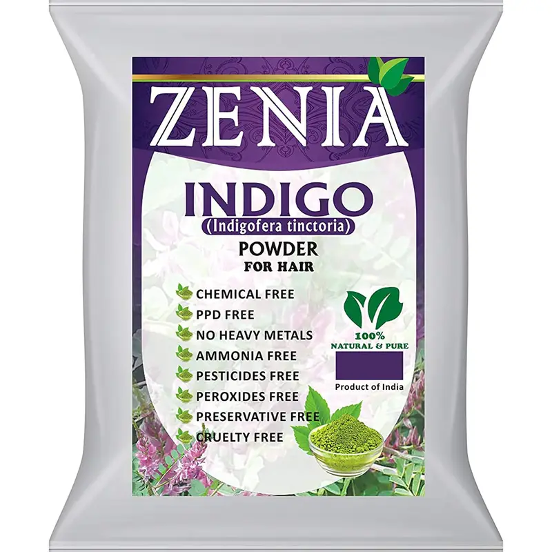 100g Indigo Powder for Hair & Beard Dye Color by Zenia