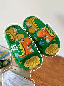 Summer Dinosaur Slippers Cute Cartoon New Indoor Outdoor Bathroom Baby Toddler Soft Sole Cool Sandals