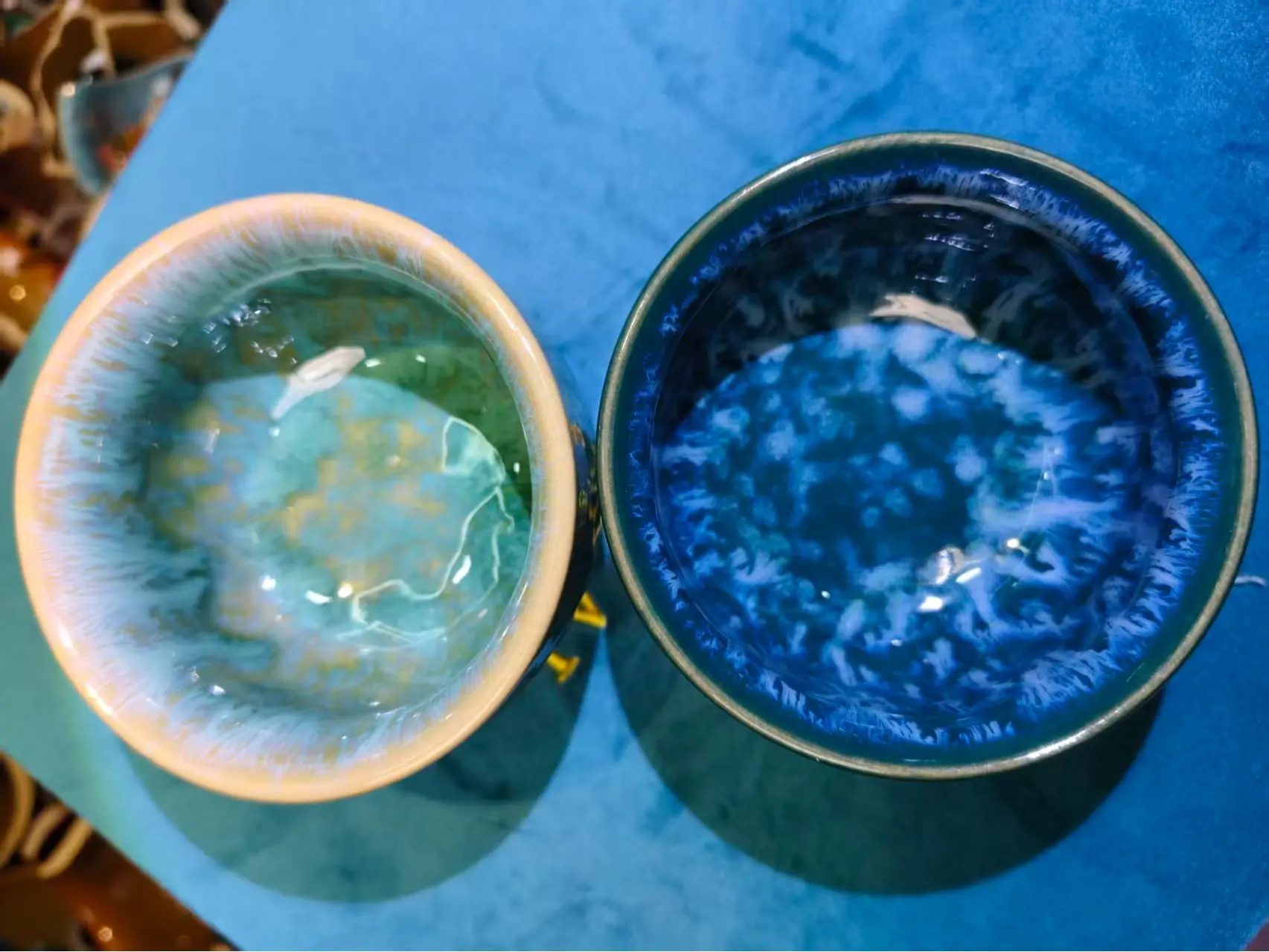Ocean Series “Shou Bian Tian Mu” Jian Zisha Teacup — High-End Master Cup, Single Piece, Large Size