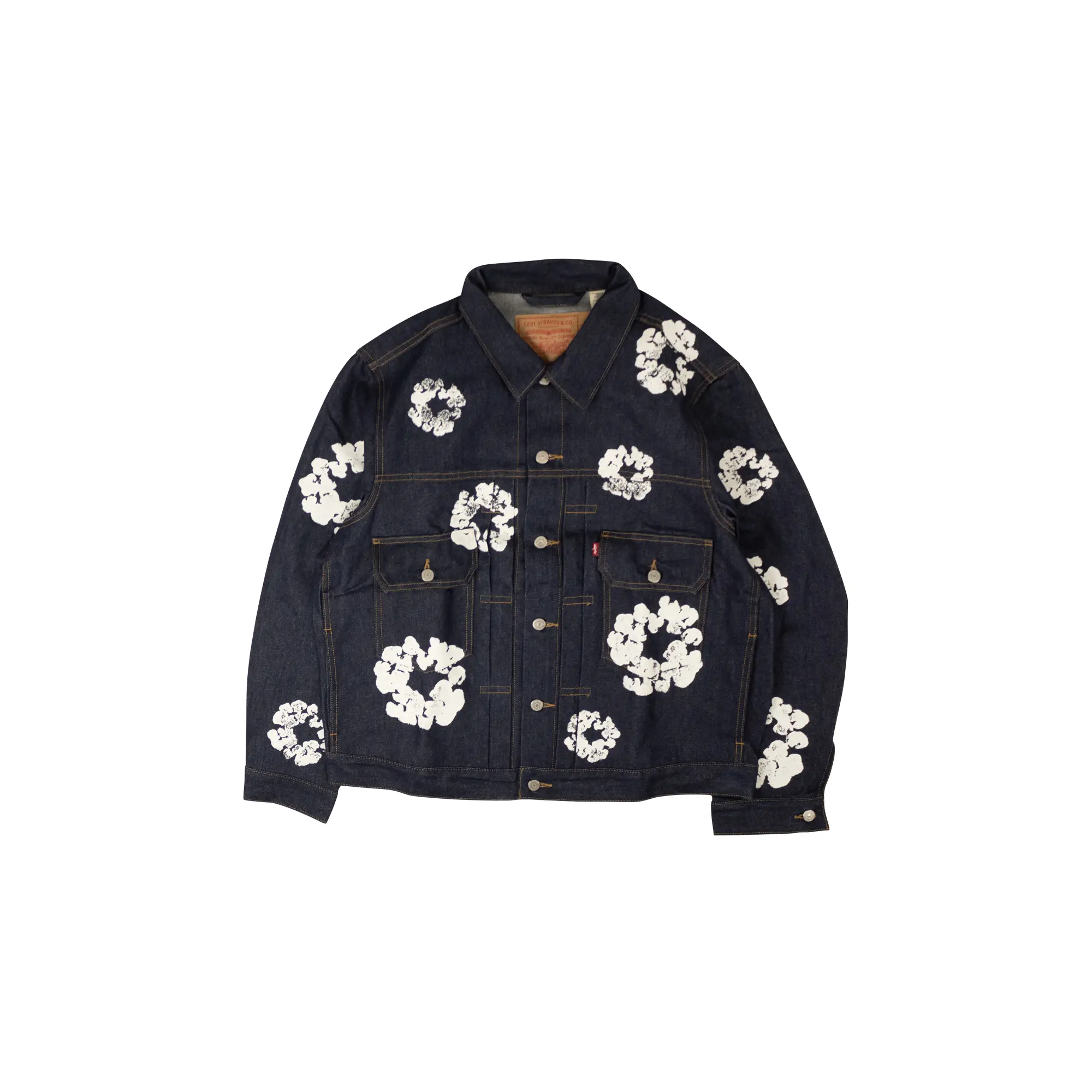 All Over Wreath Jacket "Blue" 802_0005_30
