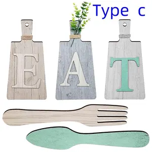 Sunflower Kitchen Decor Set, Wooden Cutting Board with Sunflower Design, Charming Dining Sign, 5-Piece Set, Perfect for Home Decoration