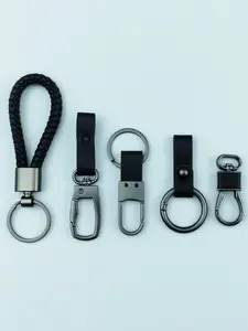 5pcs Creative PU Car Keychain Set, Unique Keychains Gift Keychain Bag Charm, Stylish Car Accessories, Perfect for Gifts & Daily Use, Keychain Lanyard