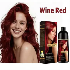 Hair Dye Shampoo [Direct from the Factory] Our 3-in-1 formula contains natural  ginseng ingredients that effectively cover gray hair.  The gentle botanical formula strengthens hair strands and restores your hair’s natural shine! Gift