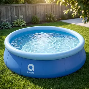 2645013861Round inflatable swimming pool for backyards & outdoor fun. Thickened durable PVC, quick setup, easy installation. Perfect for family gatherings, patio relaxation & summer cooling. Spacious, sturdy & ideal for seasonal outdoor use.71 in × 29 in