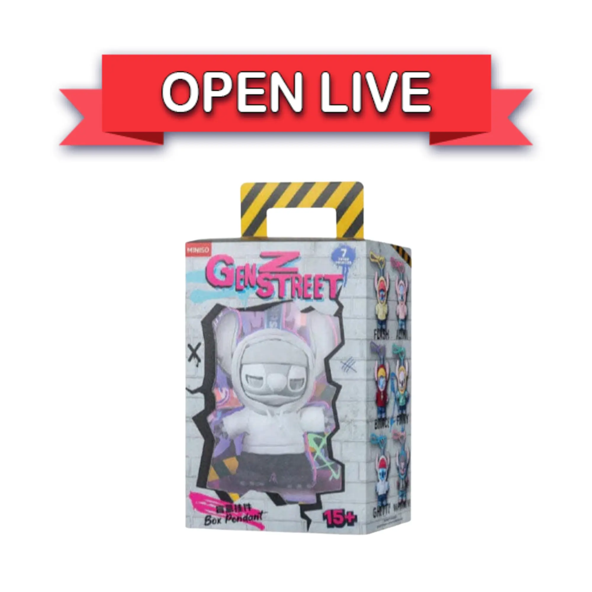 Miniso x Disney: GenZ Street Stitch Vinyl Figurine Blind Box