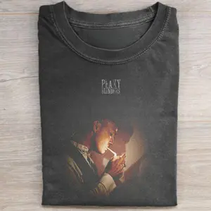 Vintage Peaky Blinders Vintage Graphic Tees - Thomas Shelby T-Shirt - TV Series Tee - Unisex Meme Cringe Funny Shirt - Gift - Menswear Womenswear Streetwear Cotton Comfort