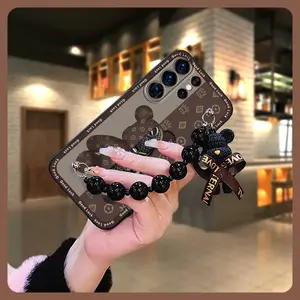 Bear bracelet silicone Phone Case For Samsung Galaxy S25 Ultra cute Dirt-resistant Anti-knock Waterproof Skin-friendly feel Back Cover Cartoon phone case soft case protective case