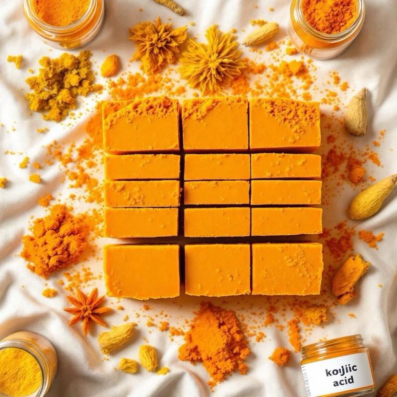 Pursuit By Brittany Ashley Turmeric, Kojic Acid and Seamoss Facial SkincareDark Spot Remover 5lb Soap Loaf Acne Brightening Discoloration Gentle