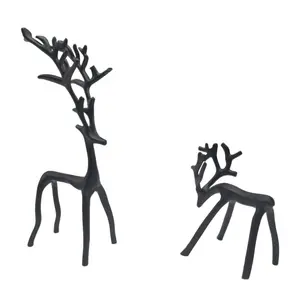 Creative Deer Figurine / Reindeer Statue, Enhance Your Desktop Creativity, Decorative Desk Ornament, Unique Gift Idea, Home Decor Accessory