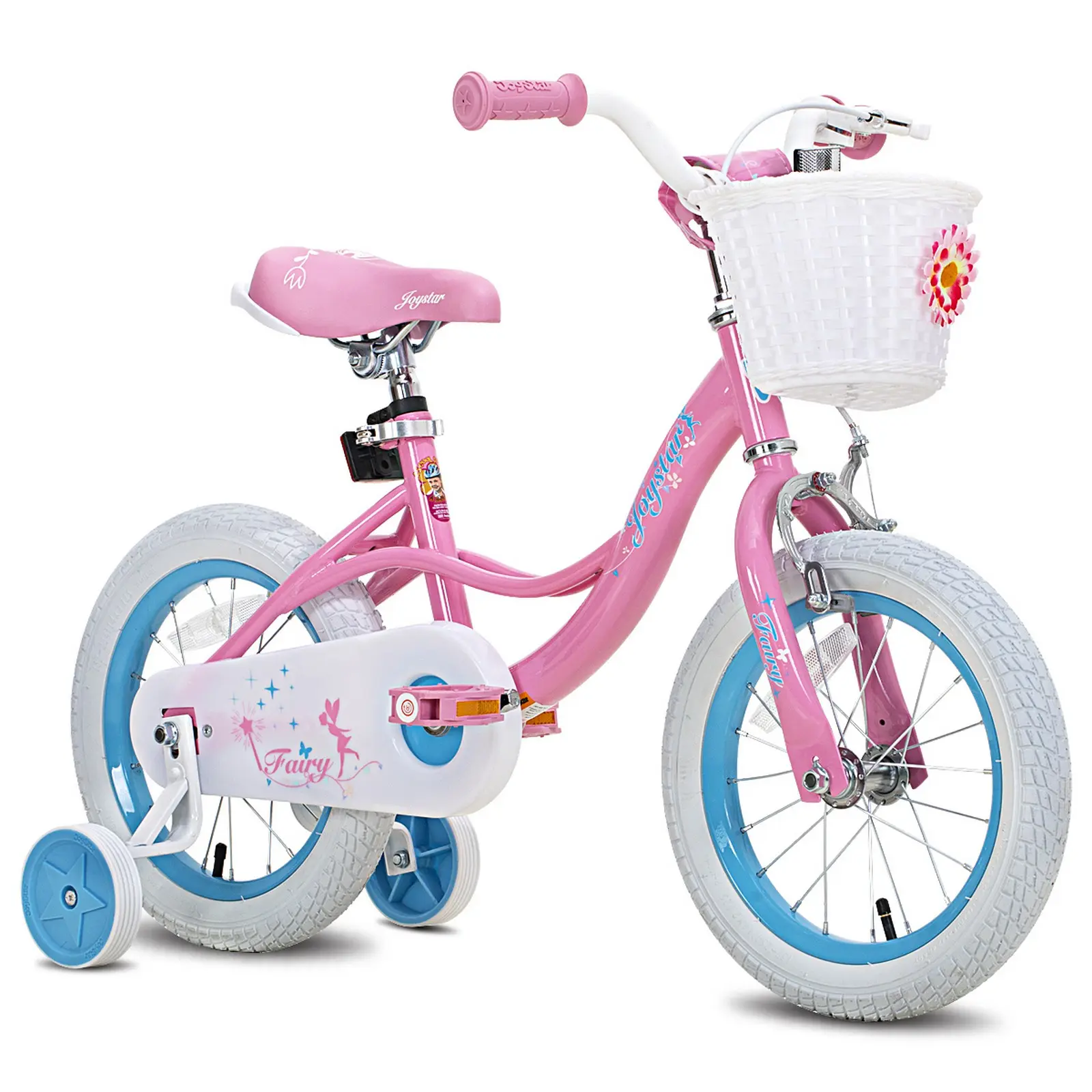 JOYSTAR ON SALE 2-8 Years Old Girls Bike Toddlers Kids 12-18 Inch Kids Bike with Training Wheels Handbrake Basket boy girl,camping essentials