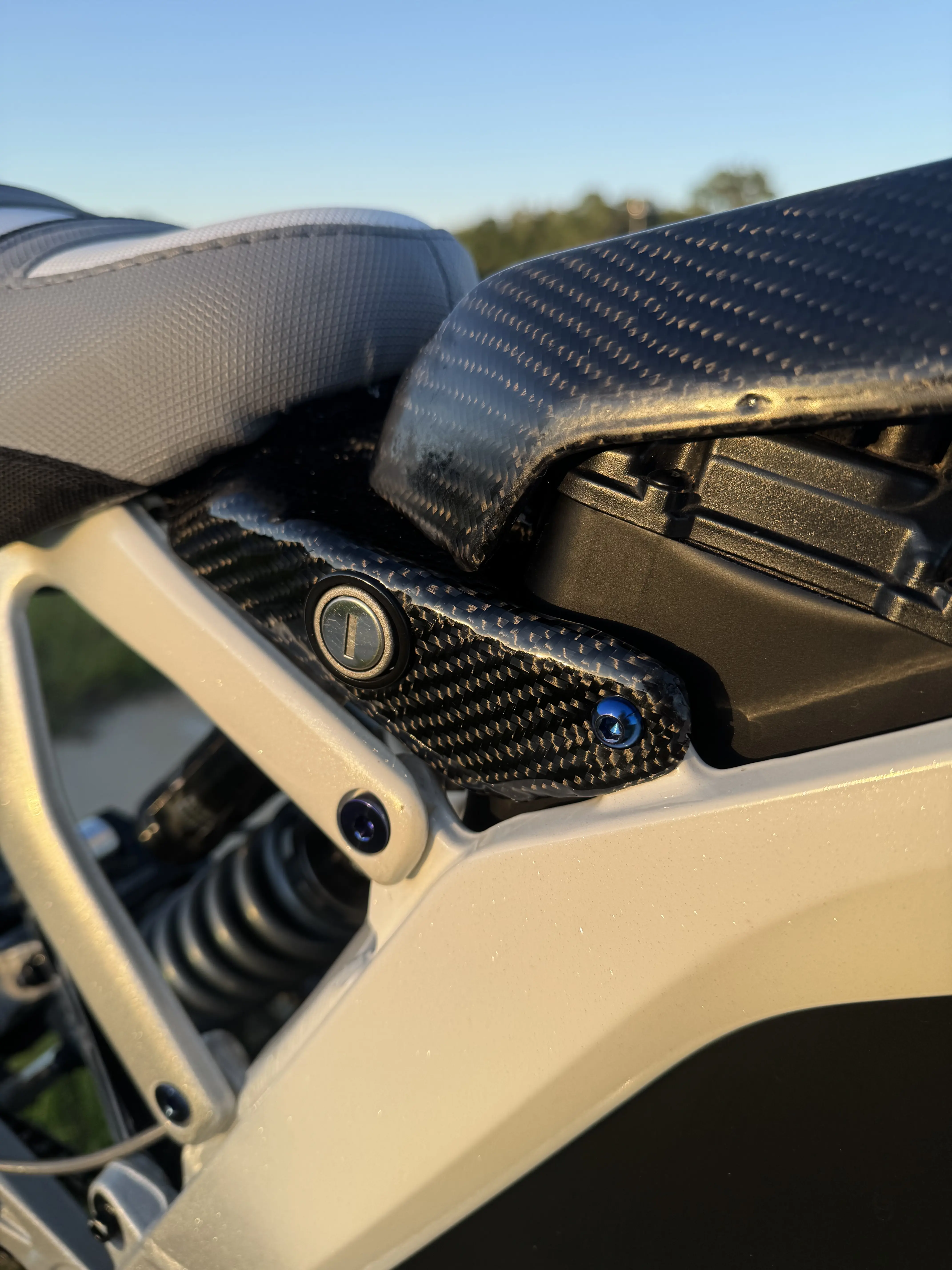 Surron LBX Carbon Battery Lock Cover