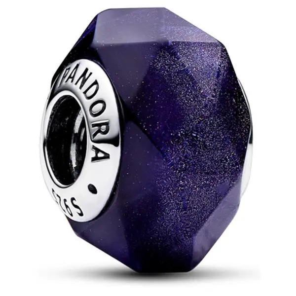 Pandora Faceted Blue Murano Glass Charm 792984C00, Charms & Pendants, Any Chain Or Bracelet