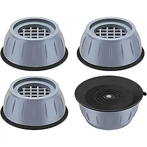 4Pcs Anti Vibration Pads for Washing Machine & Dryer, Shock Absorption Noise Reduction Support Pads, Anti-Slip Anti-Shake Universal Foot Pads