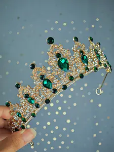 Shiny Bride Crown Hair Clip, Perfect Birthday Gift, Ideal for Celebrations & Parties, Elegant Headpiece for Special Occasions