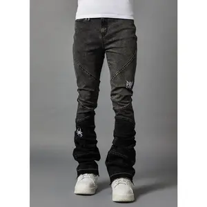 Pain Grey Fade Stacked Denim