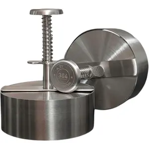 Burger Patty Maker 4.5in_304 Stainless Steel_ Burger Press *Dishwasher Safe*