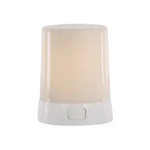 HomeRoots 517692 3 in. Flameless Designer Candle, White