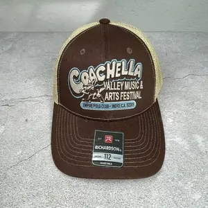Coachella 2026 Merch In Indio California Desert Dog Amex Exclusive Trucker Hat - Vintage Lake of the Woods Canada Moose Country Camouflage Snapback Hat with Adjustable Closure