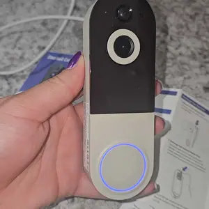 Doorbell Camera Wireless, Smart WiFi Video Doorbell, 1080P, Video Doorbell Camera with 2 Way Audio, AI Human Detection, Night Vision, Cloud Storage, Battery Powered, Easy Installation, 2.4G WiFi Only