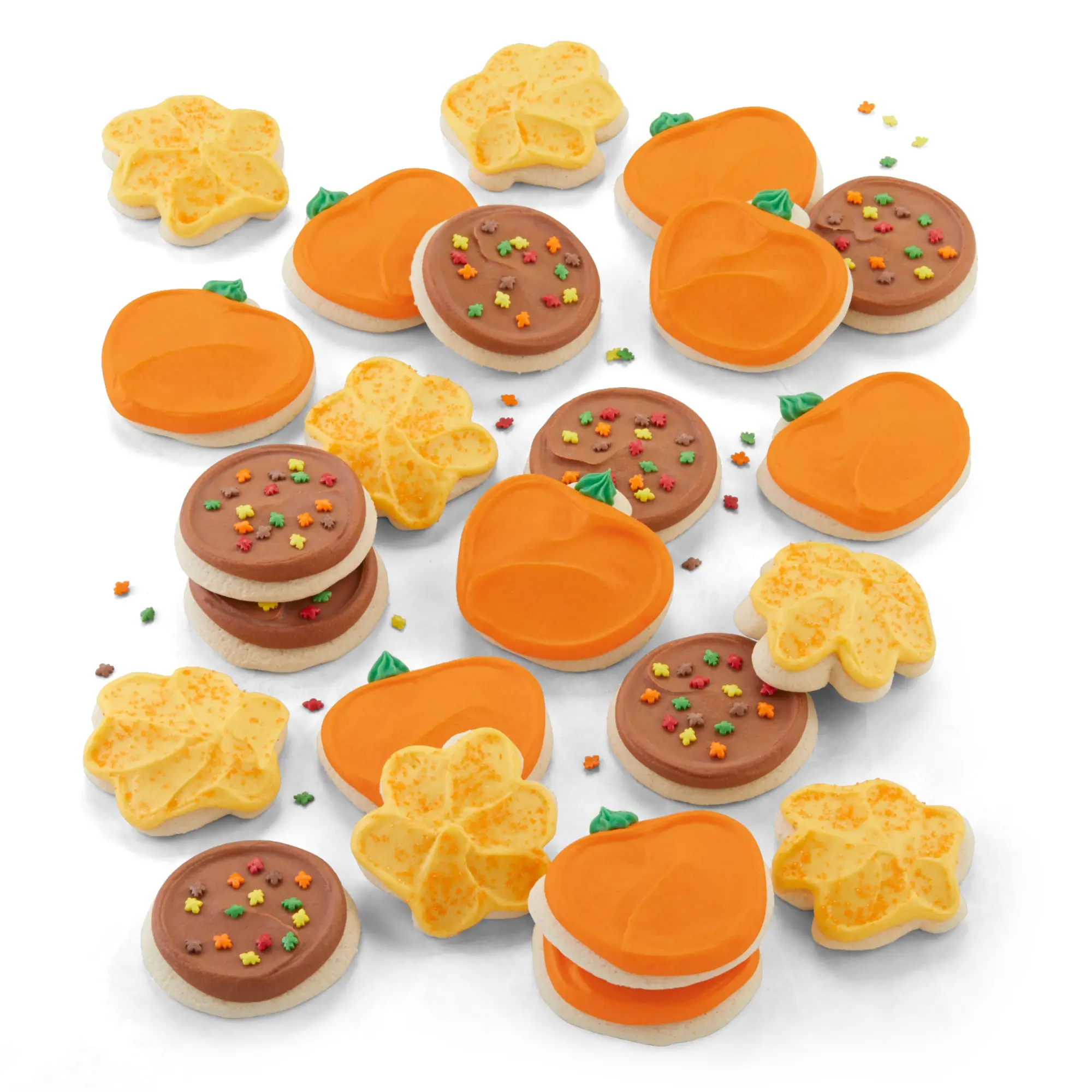 Cheryl's Cookies® Buttercream-Frosted Fall Sugar Cookies, Individually Wrapped, 24 Count
