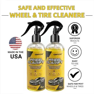 QIFOR Automotive Rust Remover Spray-Duty Iron Remover Spray - Fast-Acting Rust & Iron Converter, Safe for All Automotive Paints, Wheel Rim, Motorcycles, RV, Boat, Restores Metal Surfaces