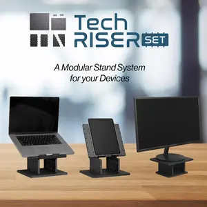 Customizable Stand Setup for Laptops, Tablets & More