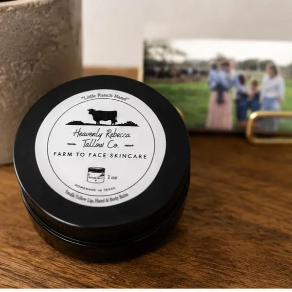 “Little Ranch Hand”- Vanilla Hand, Lip & Body Tallow Balm -2oz