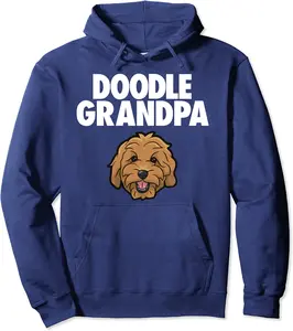 Goldendoodle Grandpa Doodle Papa Cute Goldendoodle Gift Pullover Hoodie - Gabriellef Shop 70B08PZ59V92