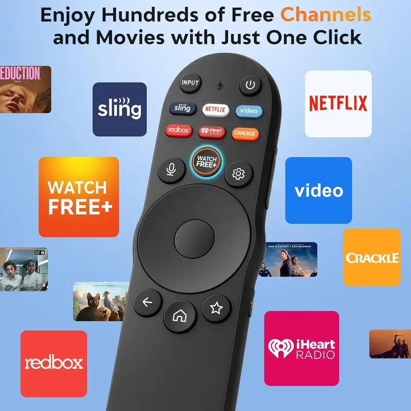 Voice Remote Control for Vizio-Smart-TV-Remote-Replacement XRT270 for Vizio FHD 4K Quantum D/P/M/V-Series Smart TV,infrared remote control XRT136 XRT140 Smart TV