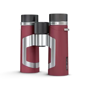 GOVIEW ZOOMR 10x34 Binoculars with CLOSR™ Adapter & PORTR™ Strap for Nature Observation Compact Magnesium Housing High-Quality Leather Case